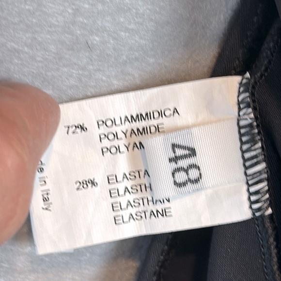 CHIRA BONI women’s black open back Cut out one shoulder swimsuit onepiece XXL/12 - Picture 11 of 11